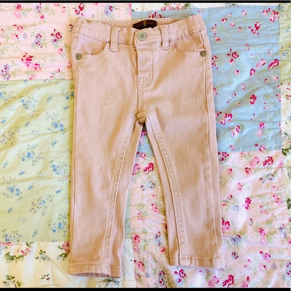 7 For All Mankind Cute Skinny Jeans Size 18 Months - Picture 1 of 9